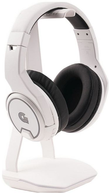 지클릭커 G-SHOT 게이밍 RGB USB 허브 헤드셋 거치대, 화이트, 1개, GHUB-MULTI2