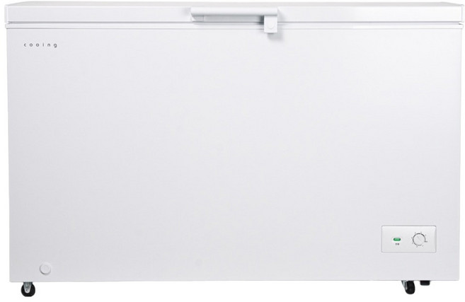 쿠잉 다목적 냉동고 380L 방문설치, 화이트, FR-400CW