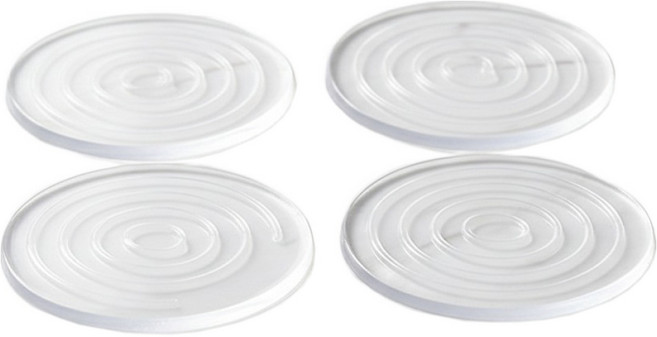 마켓피아 가구 다리 보호 소음 방지 패드 라운드, 4개