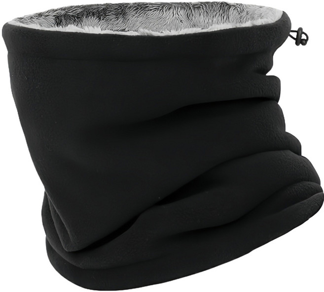 하임픽 기모 방한 방풍 스키 레저 넥워머, 블랙, 1개