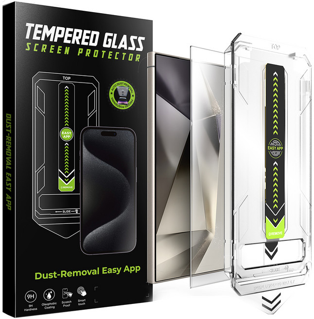 SBNX 강화유리 풀커버 이지툴 휴대폰 액정보호필름 세트, 1세트