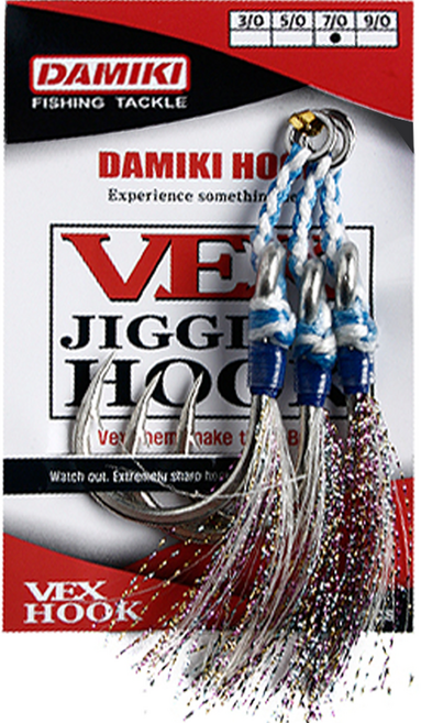 다미끼 벡스 지깅 훅 DJB 어필형 빅게임 부시리 방어 낚시바늘, 1개, 3개입