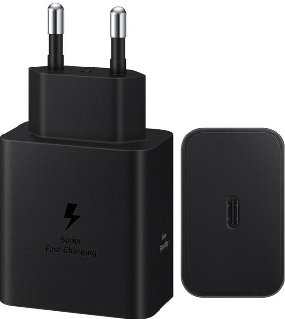 SAMSUNG 三星 (股) Type-C 60W 超高速充電器 Galaxy PD PPS 轉接頭, 1個, 黑色