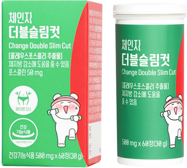 체인지핏 체인지 더블 슬림컷 30g, 1개, 60정 - 쿠팡