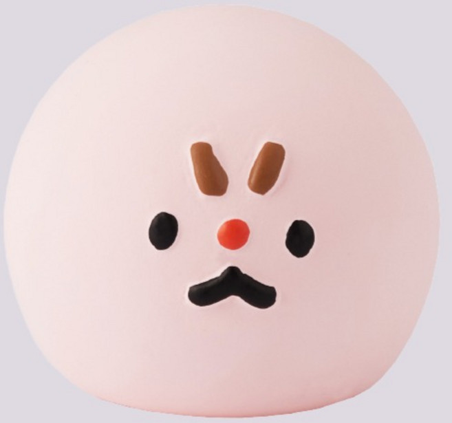 아아랜드 동그리 삑삑이 라텍스 토이, 핑크, 1개