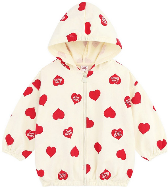 케어베어 하트케어베어즈 집업 후드 점퍼