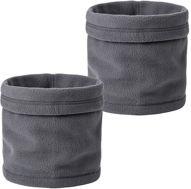 하임픽 방한 넥워머 겸용 털모자, 그레이, 2개