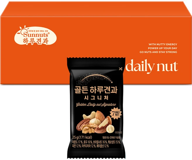 하루견과 골든 시그니처, 25g, 12개 - 쿠팡