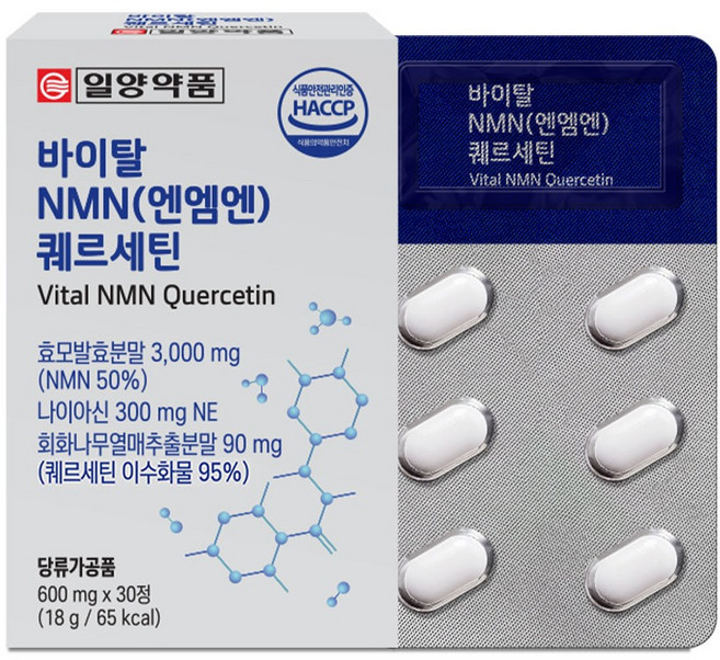일양약품 바이탈 NMN 퀘르세틴 18g, 30정, 1개