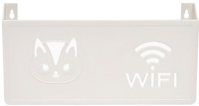 다온 안정적인 정돈된 편의성 높은 셋톱박스 브라켓 화이트 290 x 60 x 148 mm, 1개