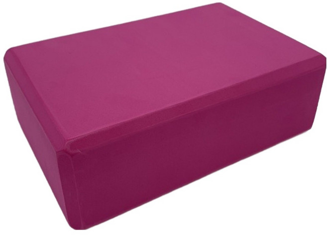 쿠쏘 필라테스 요가 스트레칭 초경량 EVA 블럭 120g, 로즈핑크, 1개