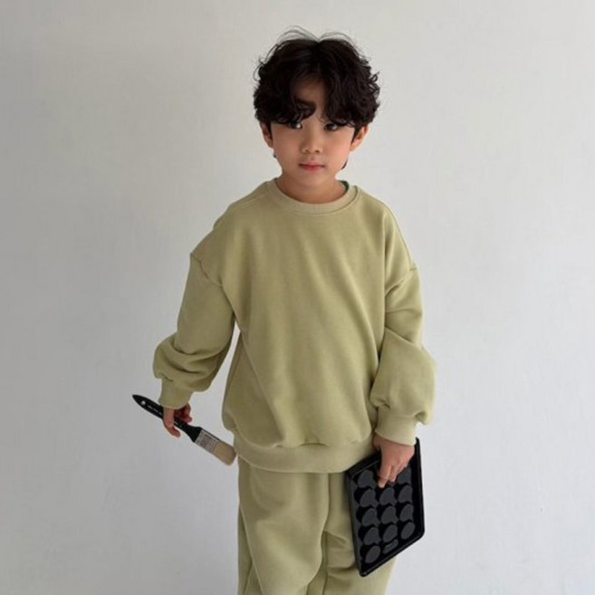 Saint Doll 親子裝 後開衩大學T