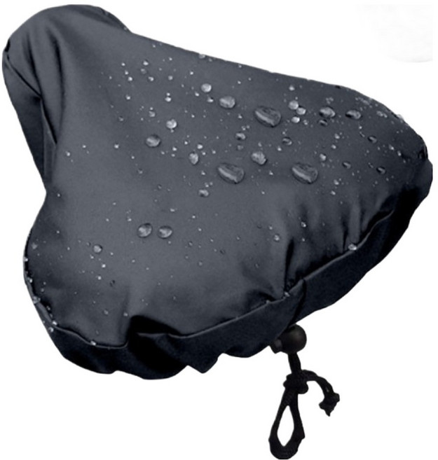 보렐리 자전거 방수 안장 커버 끈 조임 햇빛 차단, 블랙, 1개