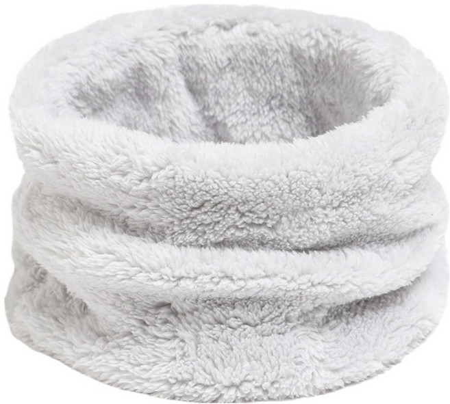 하임픽 여성용 보온 코디 넥워머, 화이트, 1개