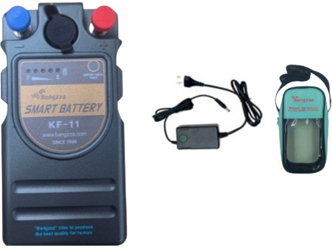 방짜 전동릴 배터리 + 가방 + 충전기 세트, KF-11 세트(배터리+가방+충전기+전용핸드폰충전기), 혼합색상