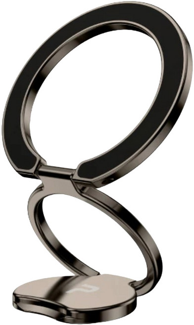 POLYWELL 寶利威爾 雙面磁吸手機支架/MagSafe指環支架 鋁合金 角度可調 PW15-T65-1013, 金色, 1個