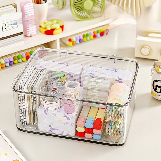 그리드업 방진 투명 쇼케이스 보관함, 1개