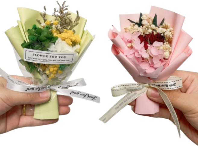 올어바웃하나 납골당꾸미기 미니 꽃다발 세트2, 1세트