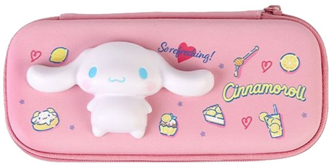 WINGHOUSE 大耳狗喜拿雲朵軟軟收納包, 1個, 粉紅色