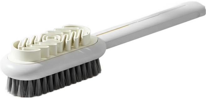 마켓피아 운동화 신발 브러쉬 청소 스웨이드 구두솔 19 x 3.6 x 4 cm, 화이트, 2개