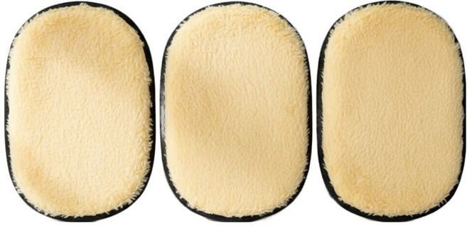 마켓피아 장갑형 신발 세척 관리 브러시 18 x 12 cm, 베이지, 3개