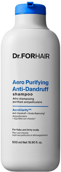 닥터포헤어 에어로 퓨리파잉 비듬 가려움 각질 탈모 샴푸, 1개, 500ml