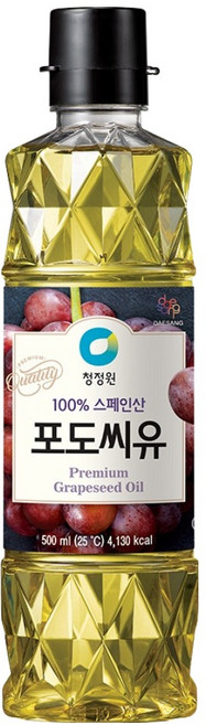 清淨園 葡萄籽油, 1個, 500ml