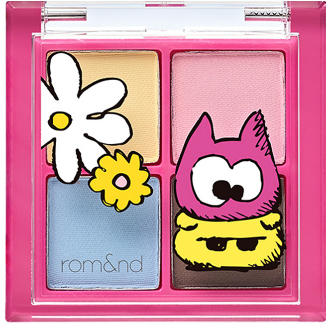 rom&nd 台灣公司貨 勝過眼皮眼影迷你盤 ZO&FRIENDS聯名款, Z01 雲貓喵喵, 1個