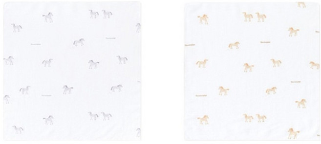 밤부베베 스테이블 엠보손수건 부드러운 말랑이 2종 x 3p 세트