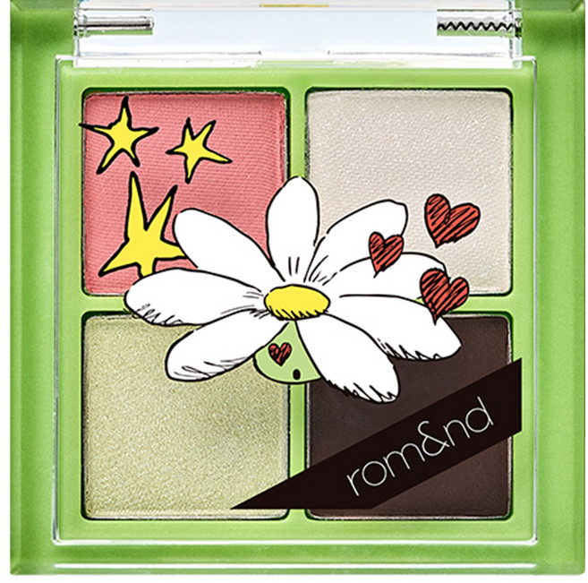 rom&nd 台灣公司貨 勝過眼皮眼影迷你盤 ZO&FRIENDS聯名款, Z02 雛菊泡泡, 1個
