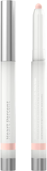 하트퍼센트 도트 온 무드 라인프루프 립펜슬 0.8g, 01 누디 베이지, 1개 - 쿠팡