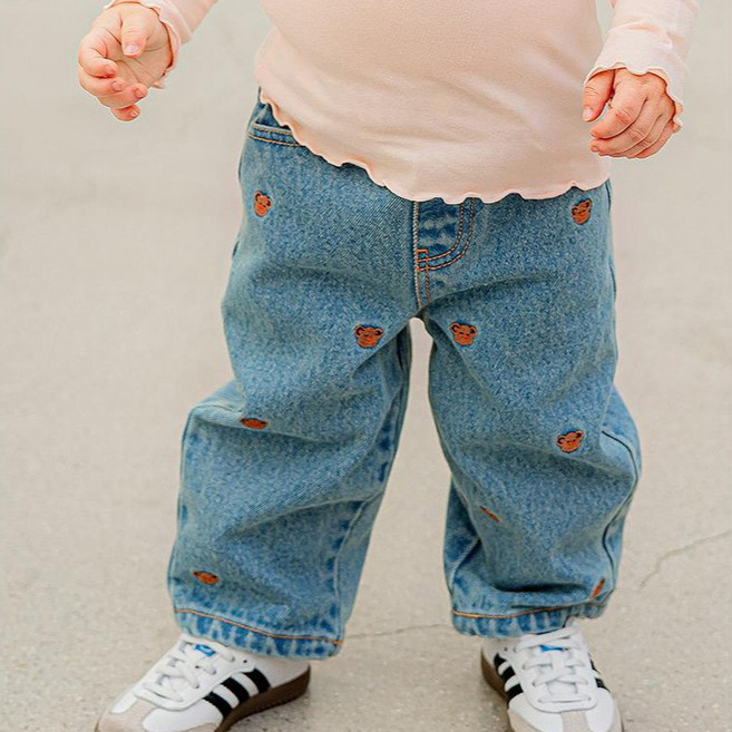 삠뽀요 콤마베어데님 팬츠 PLRCB51