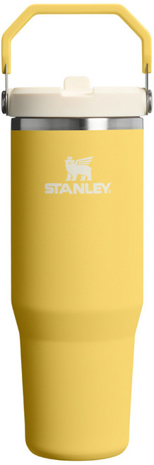 STANLEY 經典系列 IceFlow 手提吸管杯 2.0, 金盞黃, 1個, 880ml