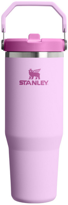 STANLEY 經典系列 IceFlow 手提吸管杯 2.0, 霧粉紫, 1個, 880ml