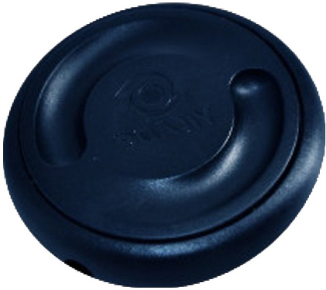 YILADE 휴대용 회전형 선꼬임 방지 휴대폰 케이블 이어폰 수납 케이스, 블랙, 1개