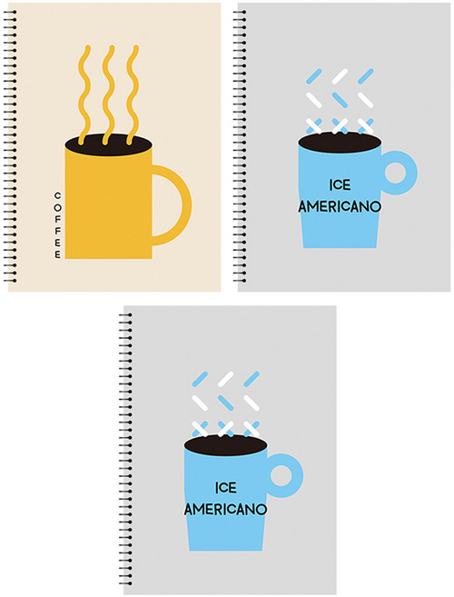 다다 아로마 대용량 75매 무선 연습장, 랜덤발송, 3개