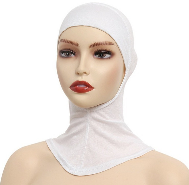 조인메이드 머리 단색 히잡 두건 2p