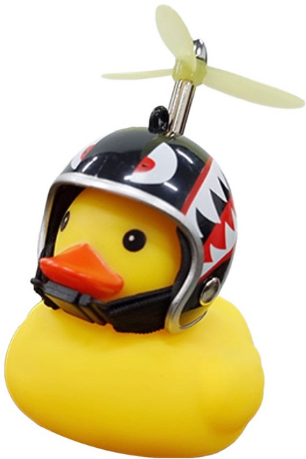 트레벨로 프로펠러 헬멧 러버덕 자전거라이트, 샤크, 1개