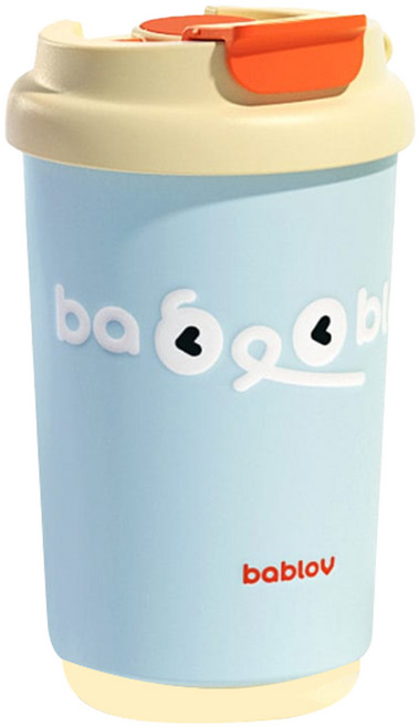 bablov 花伴森 316小樣兒保溫咖啡杯, 嗨皮甜心, 1個, 370ml