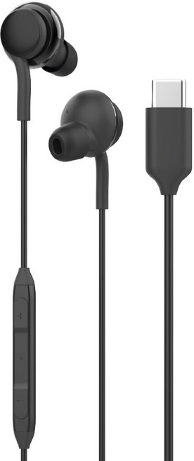 울트라부스트 NE01 C타입 유선 이어폰 WAV-EP120 블랙