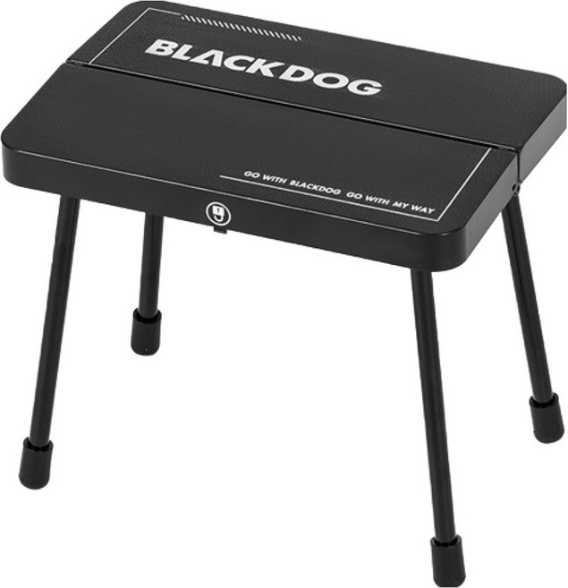 BLACKDOG 초경량 포켓 접이식 캠핑 의자 BD359, 블랙, 1개