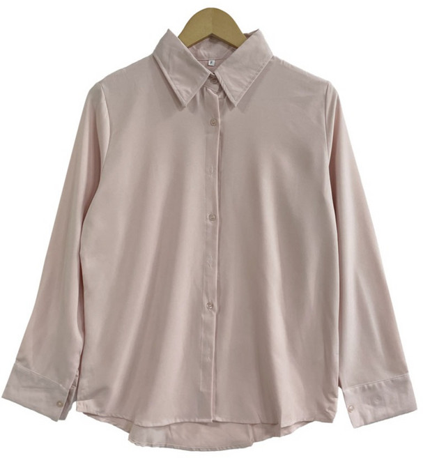 플랜데이 여성용 데일리 수니 링클프리 베이직 셔츠