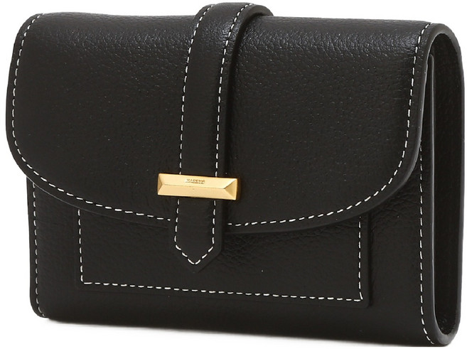 헤지스 H BAR 바장식 가죽 반지갑