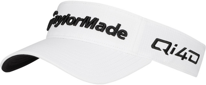 테일러메이드 투어 레이더 바이저 모자, 화이트, 1개
