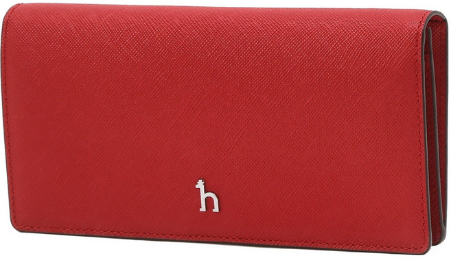 헤지스 단색 소가죽 장지갑