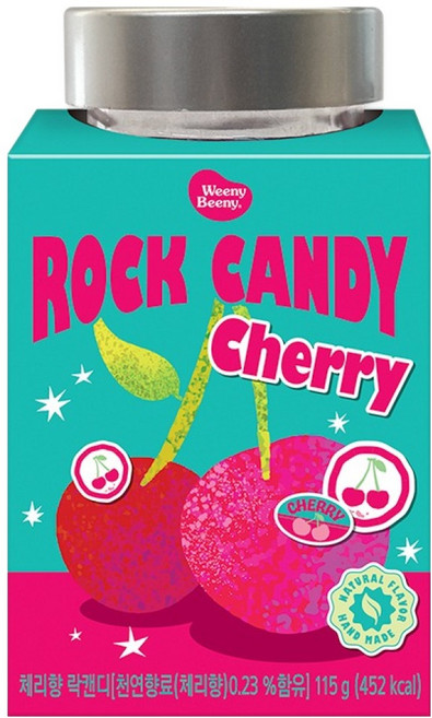 위니비니 락캔디 체리, 115g, 1개