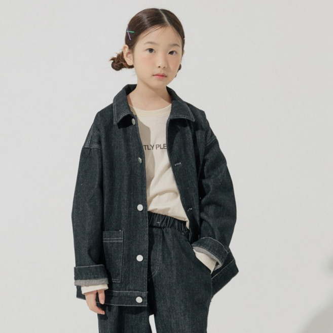 바브키즈 아동용 브루트 데님 자켓