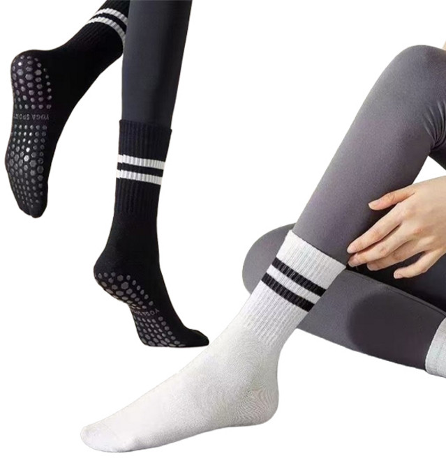 하임픽 여성용 논슬립 필라테스 요가 양말 2종 x 2p 세트