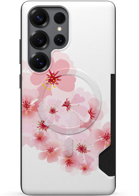 Design Plus 櫻花卡片2張 MagSafe 超薄防撞手機殼