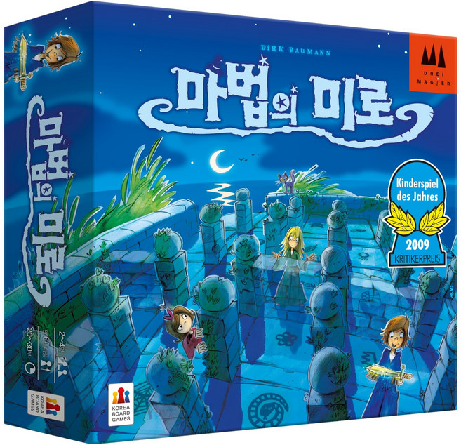 코리아보드게임즈 마법의 미로 보드게임, 혼합색상, 1개
